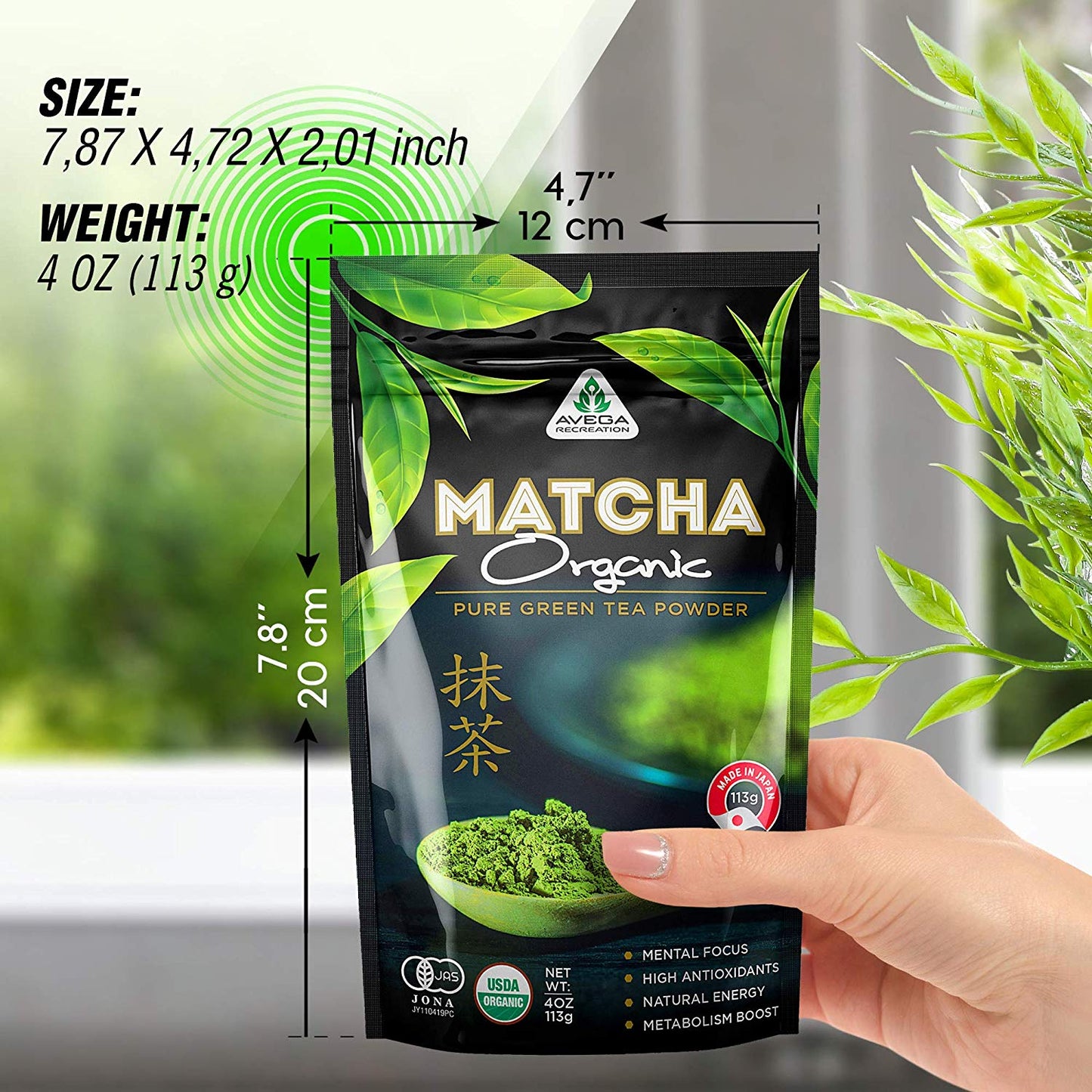 Matcha Green Tea Powder 114g